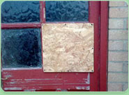 boarded up Willesden Green